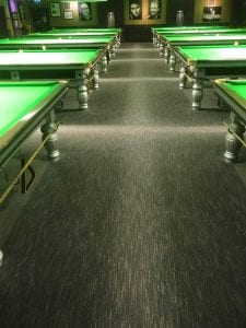 Snooker table re-furbishment