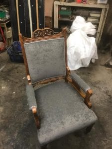 Chair repair and restoration at The Furniture Hospital Leeds