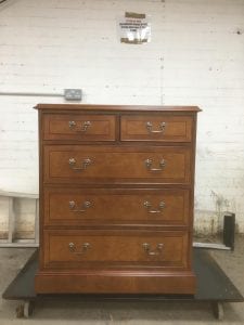 Chest of draws - repair and restoration by The Furniture Hospital Leeds